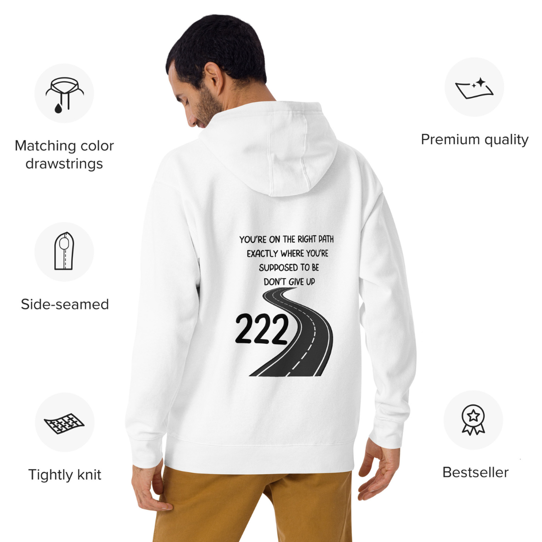 222 Angel Number Unisex Hoodie - Angel Number Collection by The Banannie Diaries