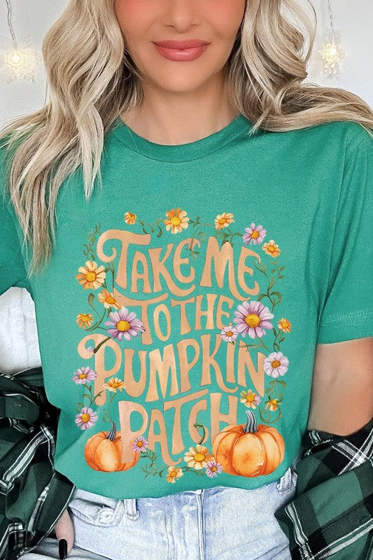 Take Me To The Pumpkin Patch Graphic Tee/T-shirt