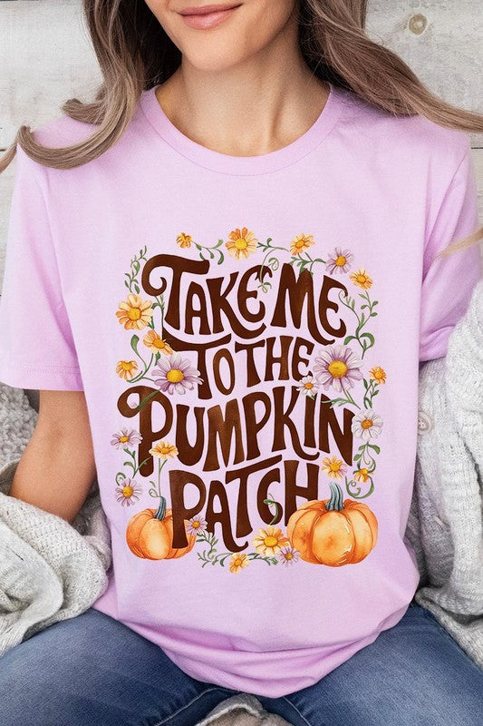 Take Me To The Pumpkin Patch Graphic Tee/T-shirt