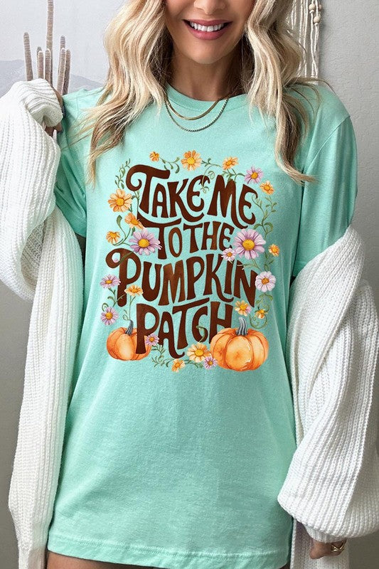 Take Me To The Pumpkin Patch Graphic Tee/T-shirt