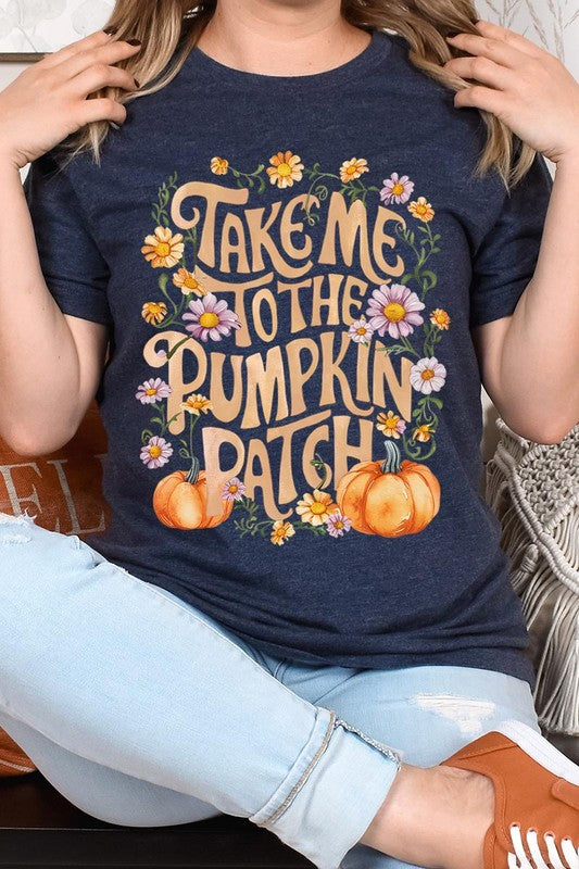 Take Me To The Pumpkin Patch Graphic Tee/T-shirt