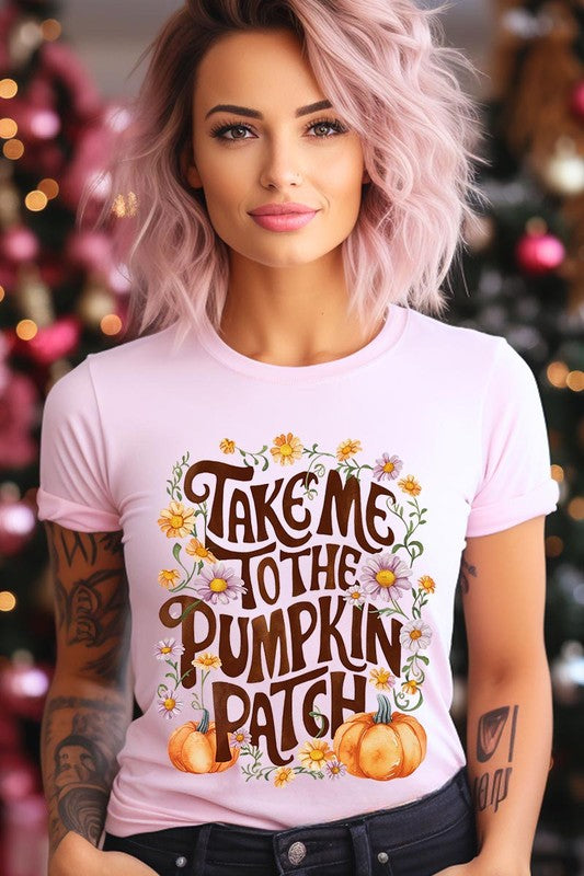 Take Me To The Pumpkin Patch Graphic Tee/T-shirt