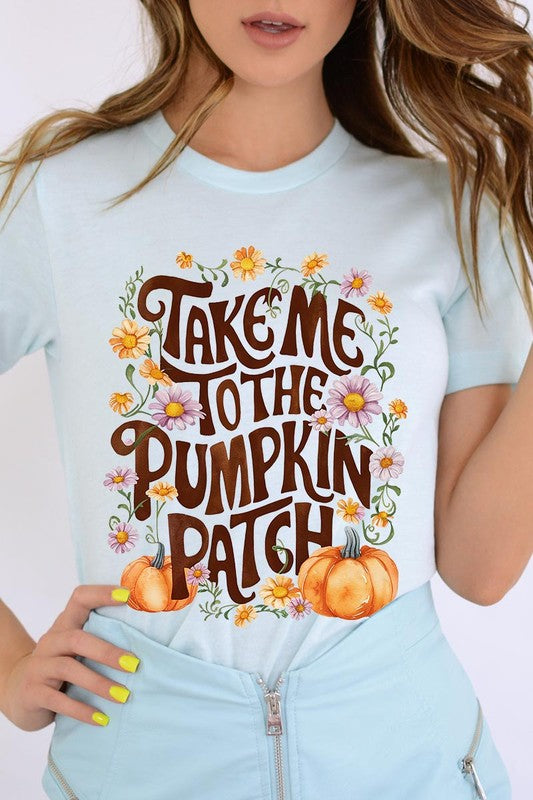 Take Me To The Pumpkin Patch Graphic Tee/T-shirt