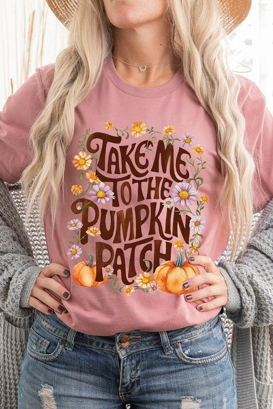 Take Me To The Pumpkin Patch Graphic Tee/T-shirt