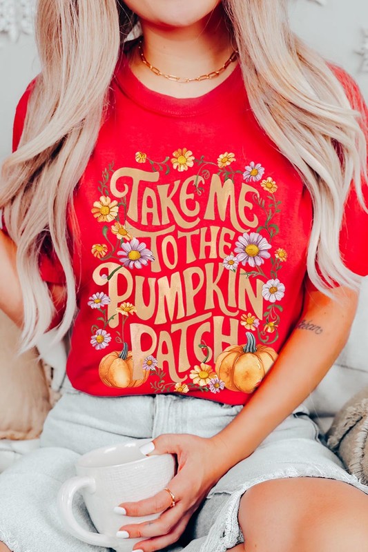 Take Me To The Pumpkin Patch Graphic Tee/T-shirt