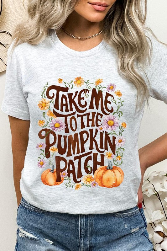 Take Me To The Pumpkin Patch Graphic Tee/T-shirt