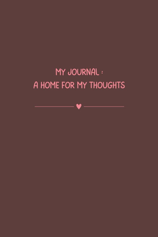 My Journal : A Home for My Thoughts by The Banannie Diaries; Paperback Edition