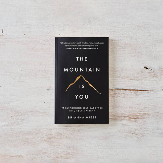 The Mountain Is You - Soft Cover/Paperback, Regular Edition, by Brianna Wiest, Published by Thought Catalog, 248 Pages