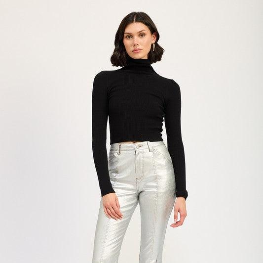 Ophelia Turtleneck Long Sleeve Top