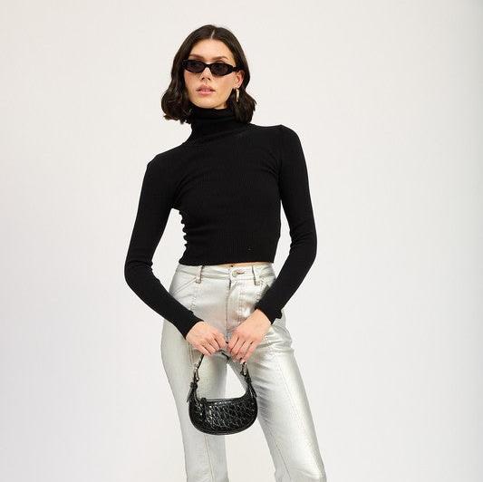 Ophelia Turtleneck Long Sleeve Top