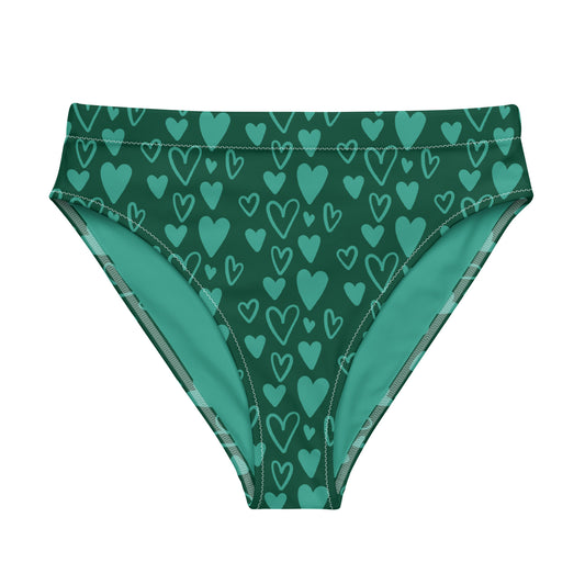 Take Care Of Your Mind - Recycled High-Waisted Bikini Bottom - Mental Health Matters by The Banannie Diaries