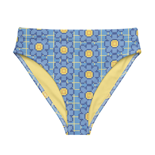 It's Okay to Feel Your Feelings - Recycled High-Waisted Bikini Bottom - Mental Health Matters by The Banannie Diaries