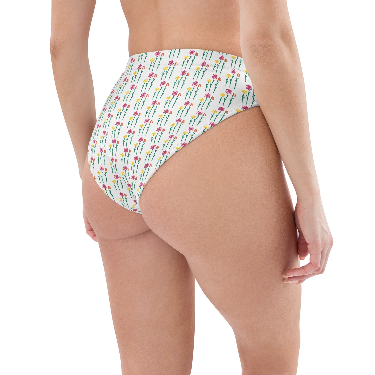 be yourself - recycled high-waisted bikini bottom by the banannie diaries