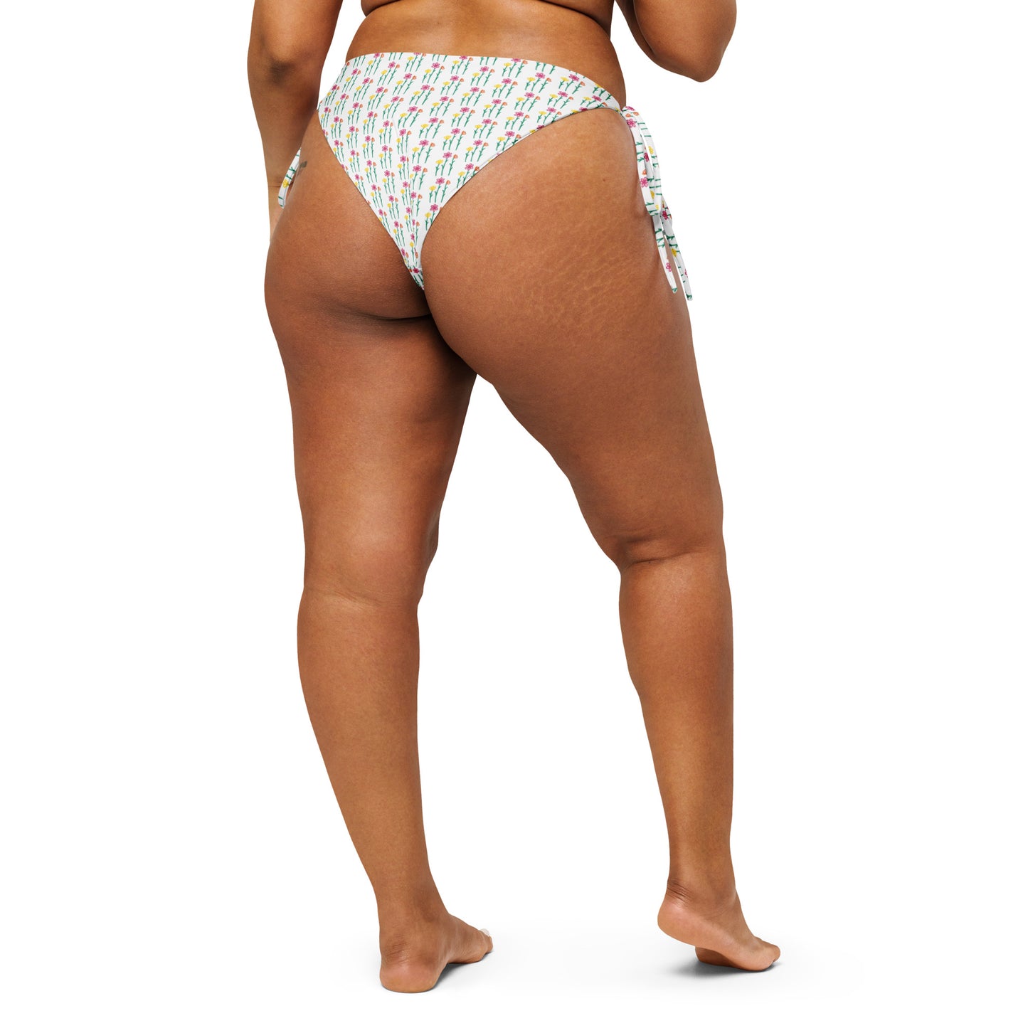 be yourself - all-over print recycled string bikini bottoms by the banannie diaries