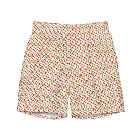 Strawberry Bees Men's Swim Trunks - By The Banannie Diaries