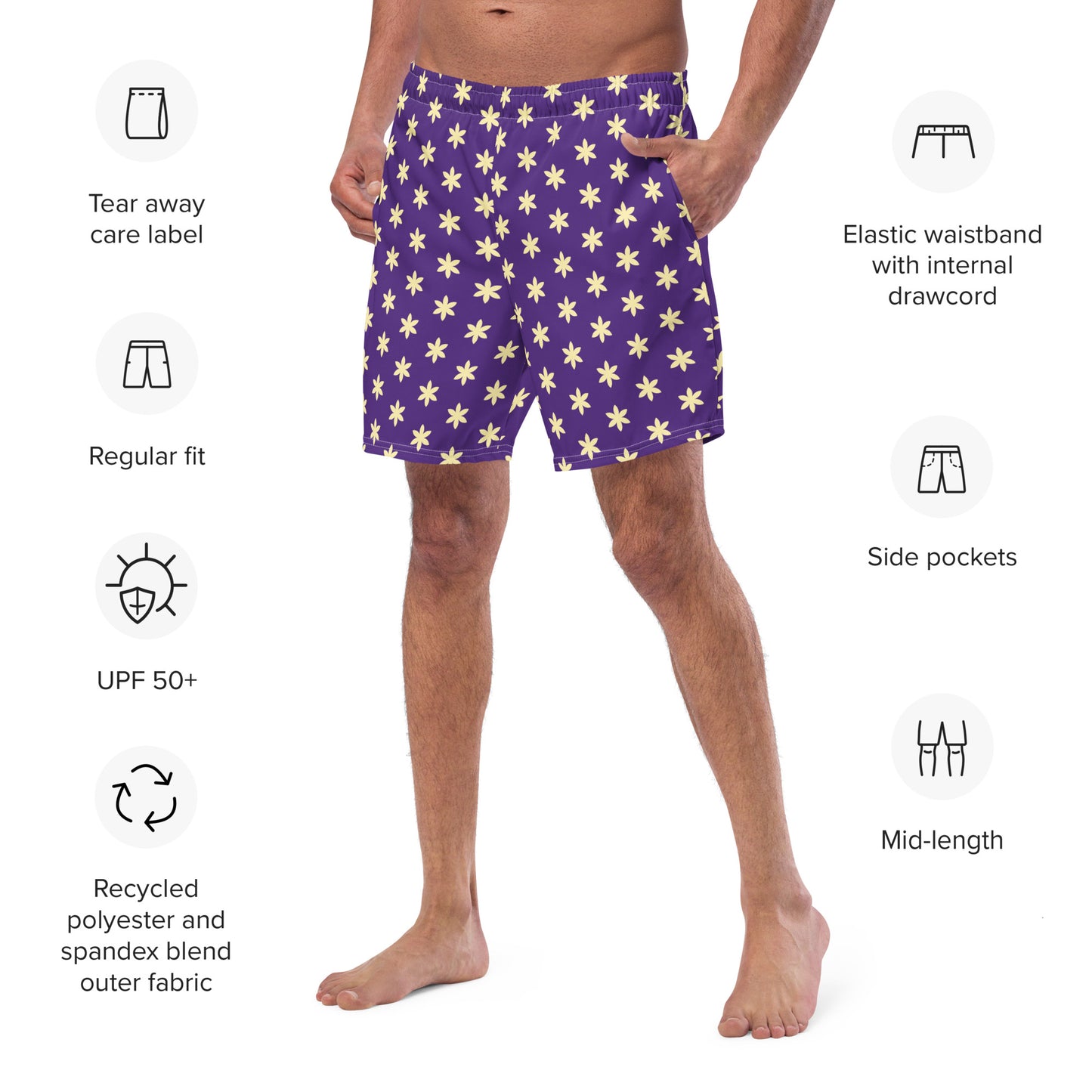 Do What Makes You Happy - Men's Swim Trunks - Mental Health Matters By The Banannie Diaries