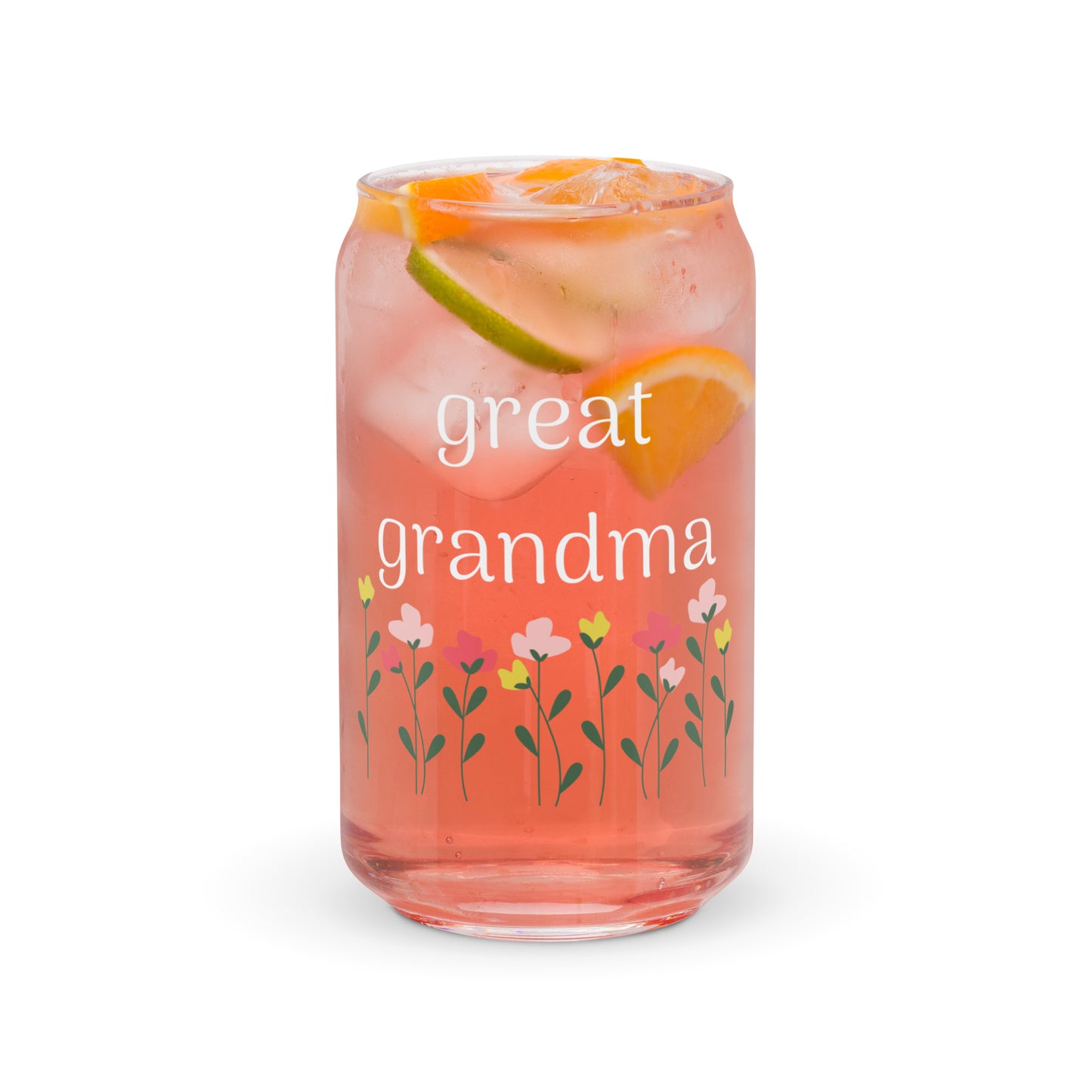 Great Grandma - Can-Shaped Glass, by The Banannie Diaries - Volume: 16 oz. (473 ml), Glassware, Houseware