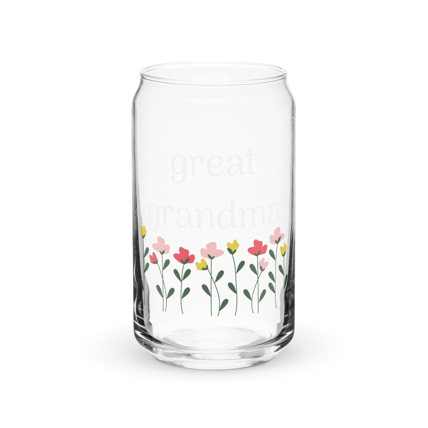 Great Grandma - Can-Shaped Glass, by The Banannie Diaries - Volume: 16 oz. (473 ml), Glassware, Houseware