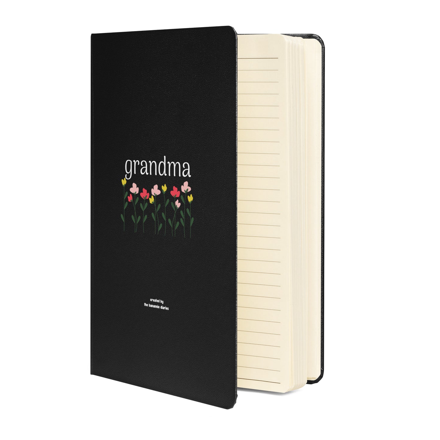 Grandma - Hardcover Bound Notebook, 80 Pages, By The Banannie Diaries