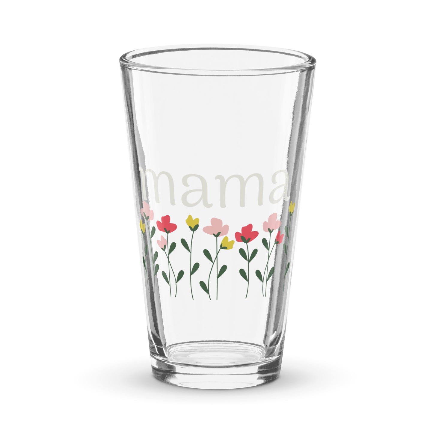 Mama - Pint Glass,  by The Banannie Diaries - Volume: 16 oz. (473 ml), Glassware, Houseware