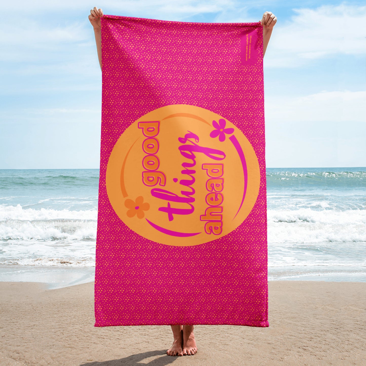 Good Things Ahead Beach/Bath Towel