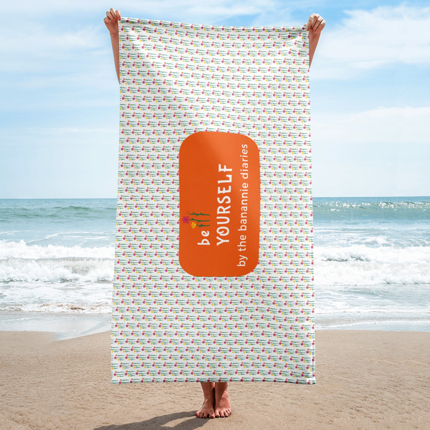 be yourself - towel by the banannie diaries