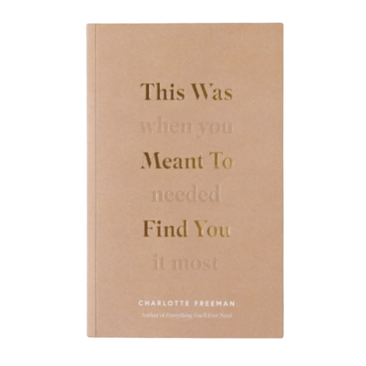 This Was Meant To Find You (When You Needed It Most) - Soft Cover/Paperback, Regular Edition, by Charlotte Freeman, Published by Thought Catalog, 212 Pages