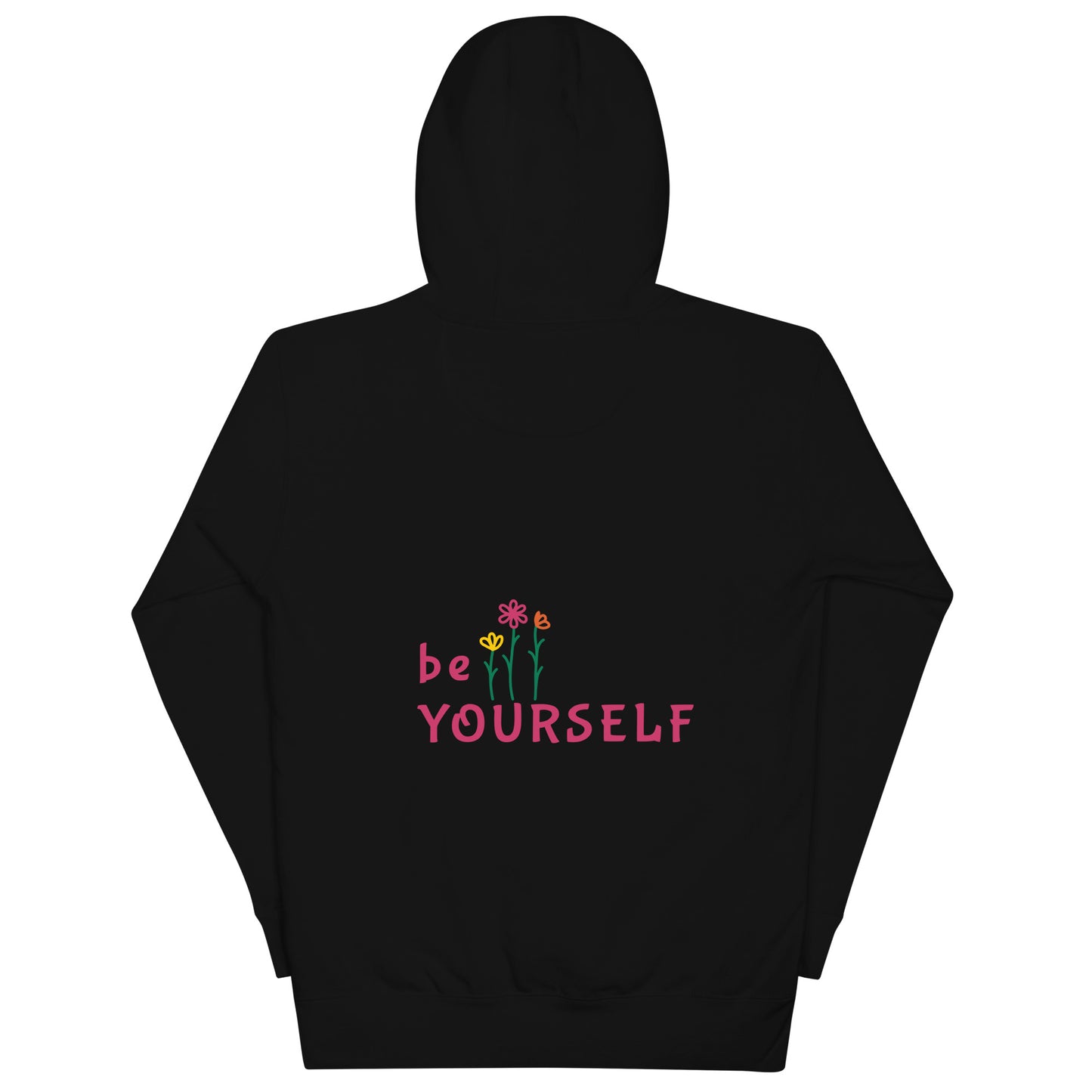 be yourself - embroidered unisex hoodie by the banannie diaries