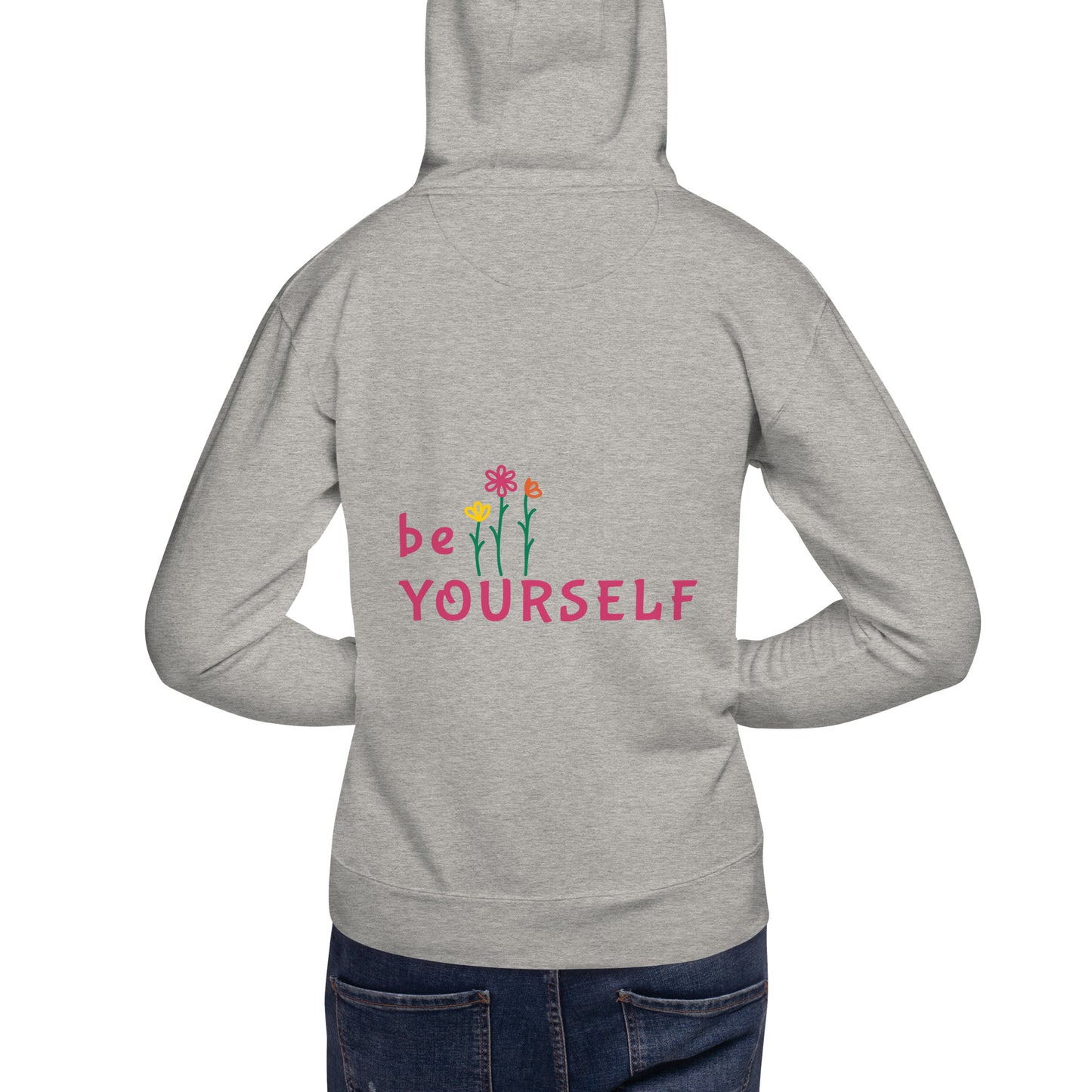 be yourself - embroidered unisex hoodie by the banannie diaries