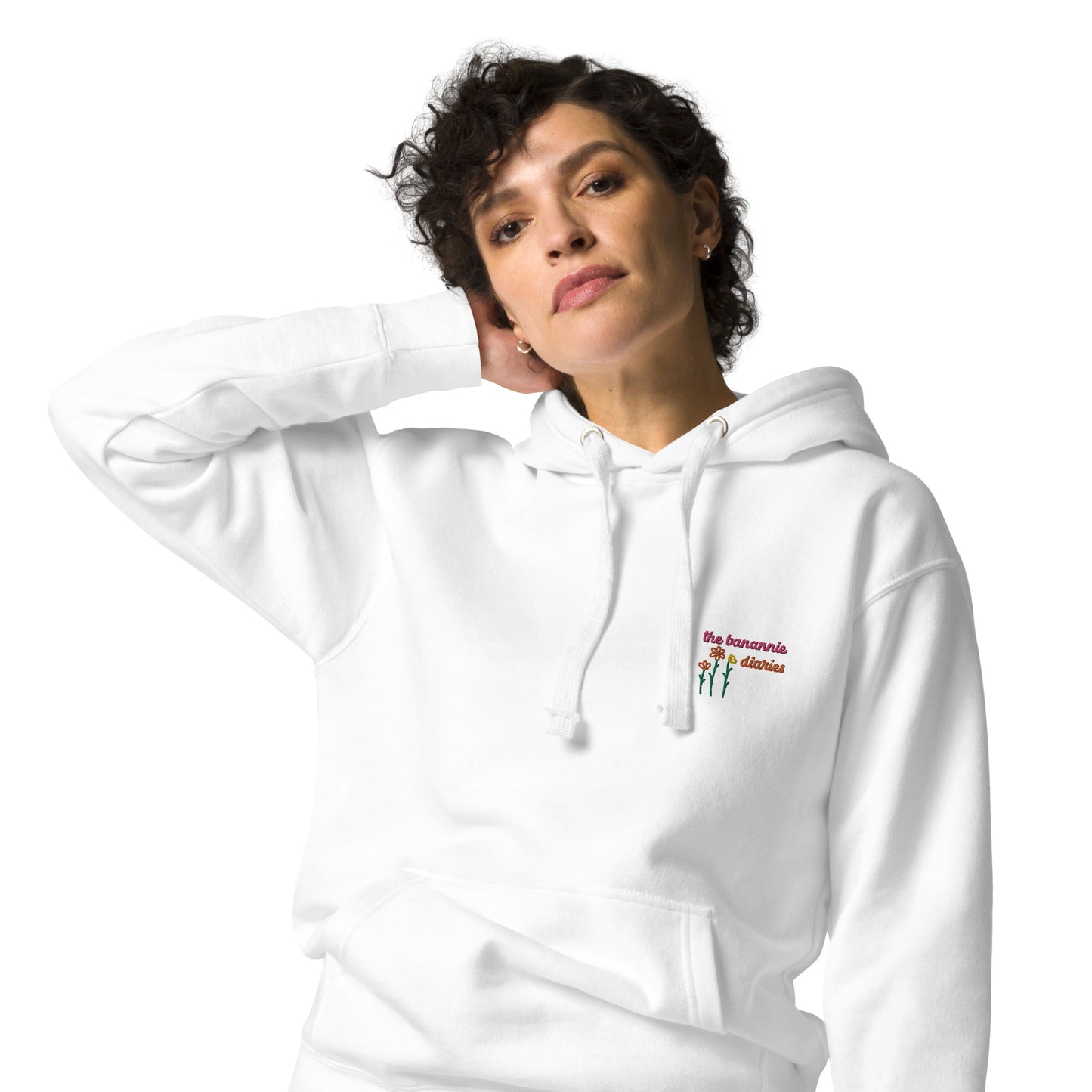 be yourself - embroidered unisex hoodie by the banannie diaries