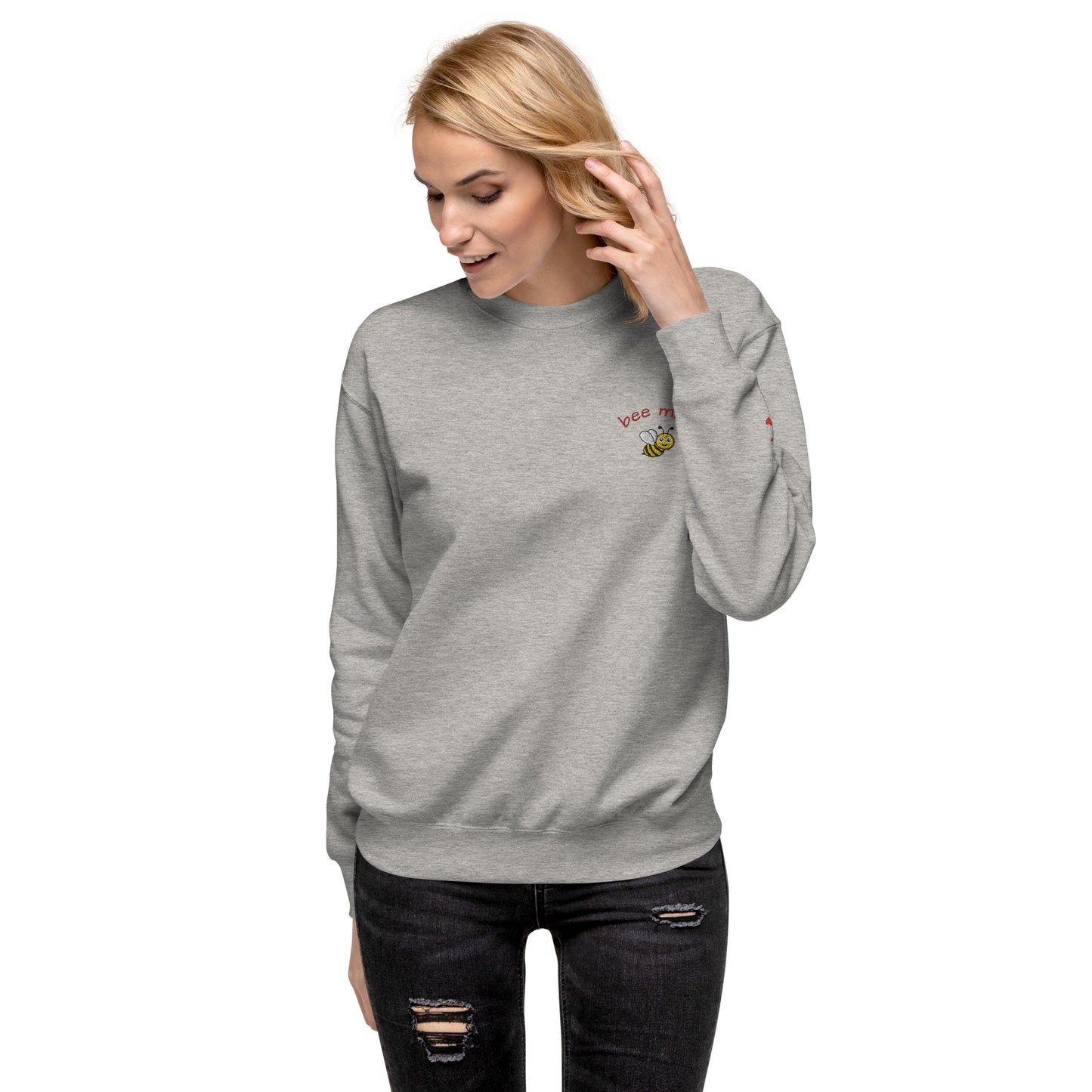 Bee Mine - Embroidered Unisex Crewneck - The Banannie Diaries