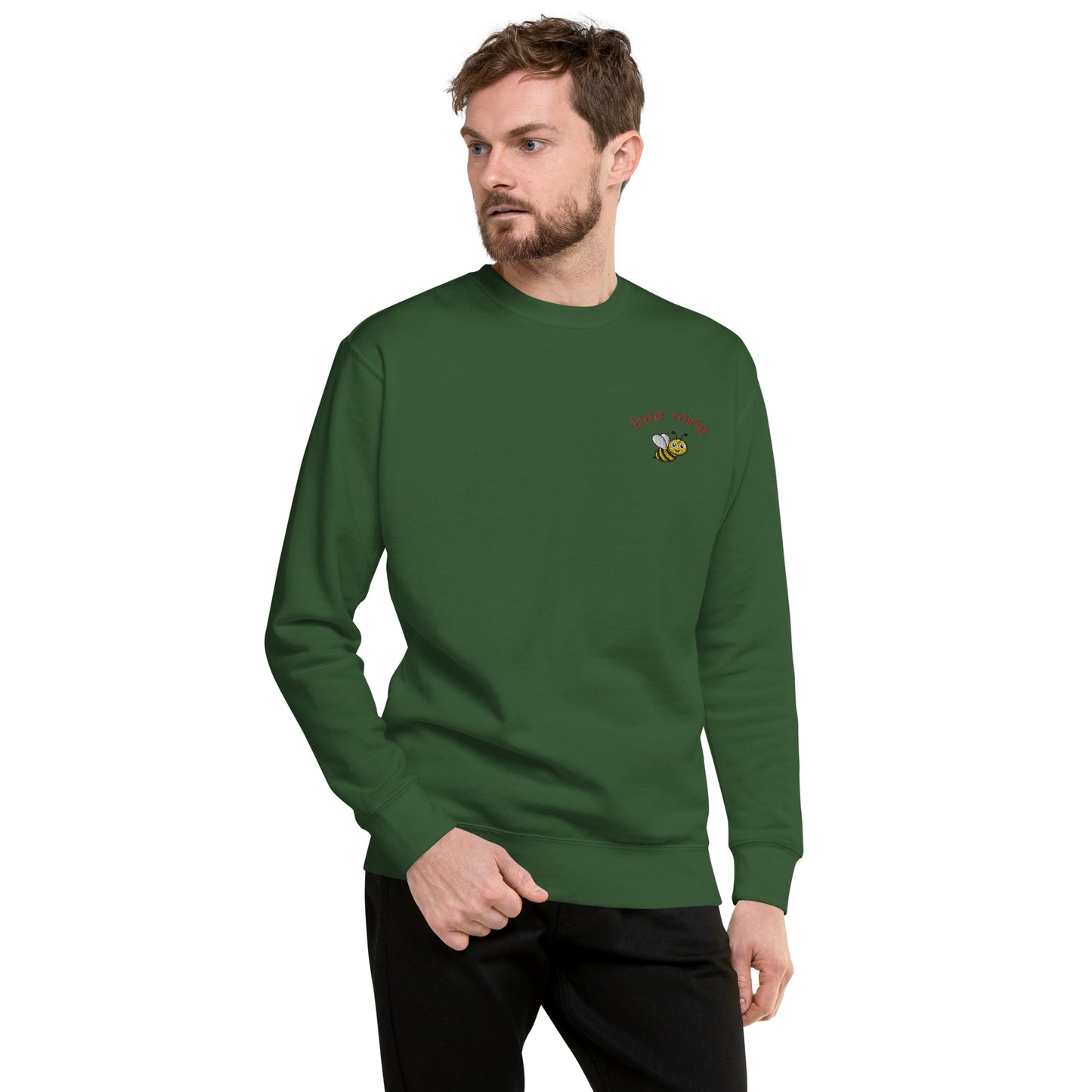 Bee Mine - Embroidered Unisex Crewneck - The Banannie Diaries