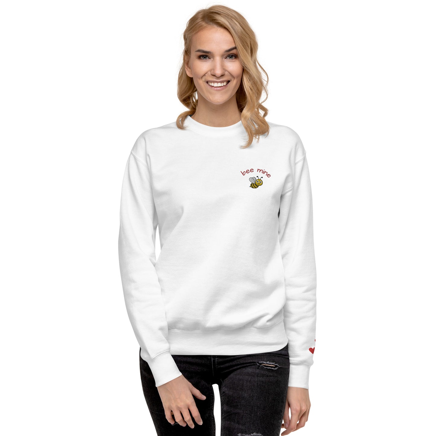 Bee Mine - Embroidered Unisex Crewneck - The Banannie Diaries