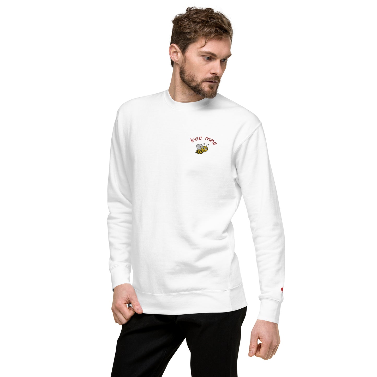 Bee Mine - Embroidered Unisex Crewneck - The Banannie Diaries