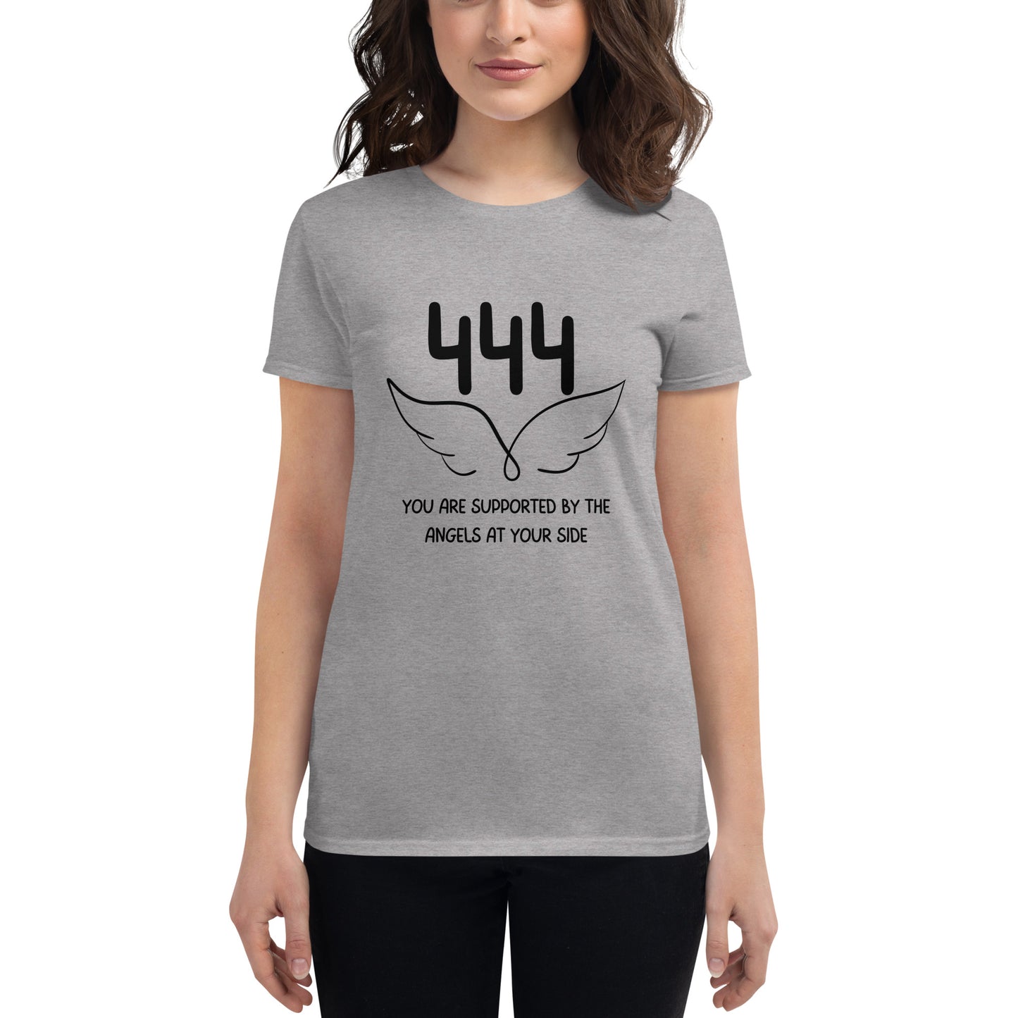 444 Angel Number Women's T-shirt - Angel Number Collection by The Banannie Diaries