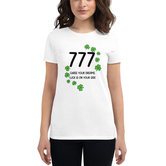 777 Angel Number Women's T-shirt - Angel Number Collection by The Banannie Diaries