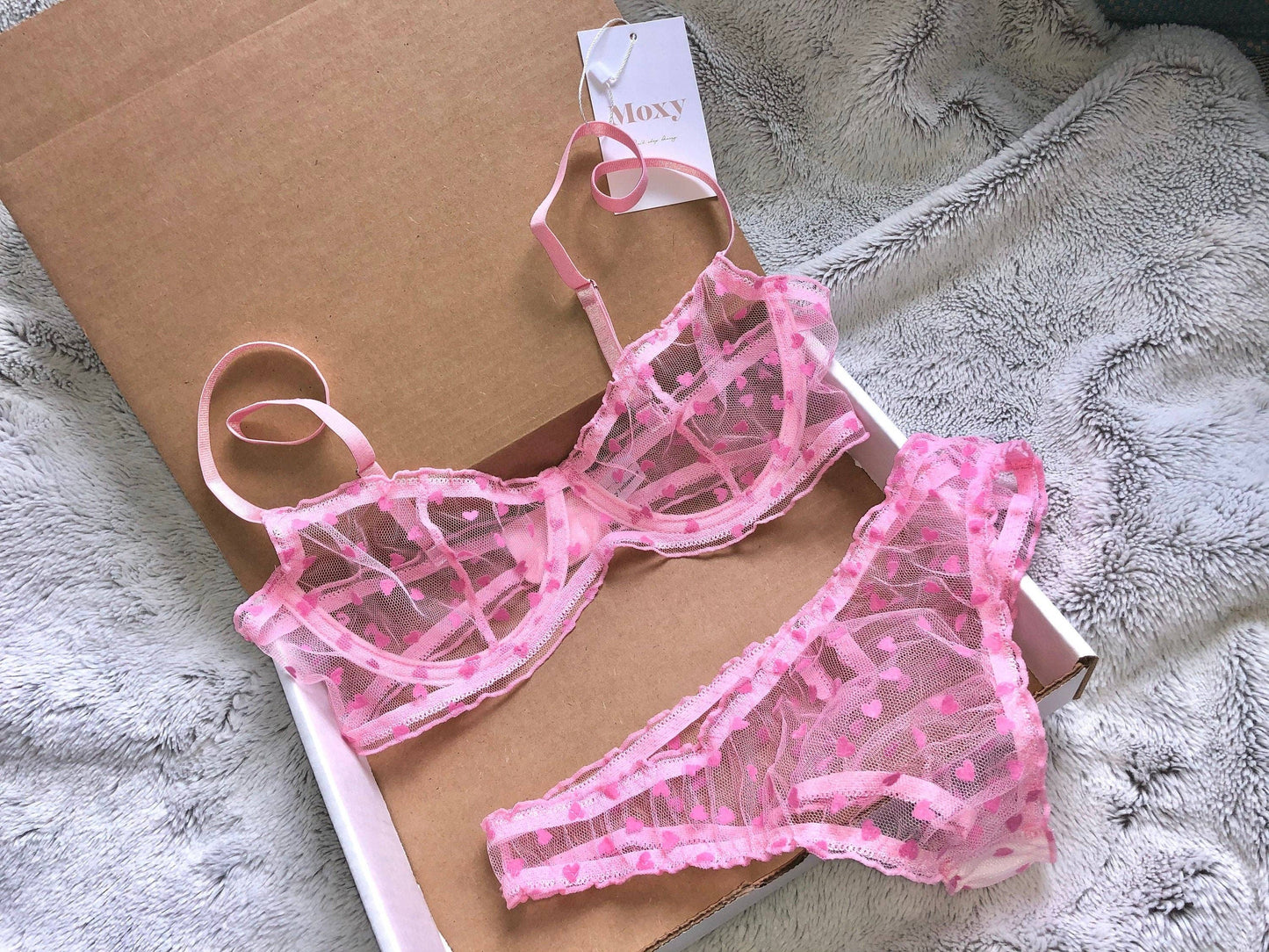 Sweetheart Pink Lingerie Set