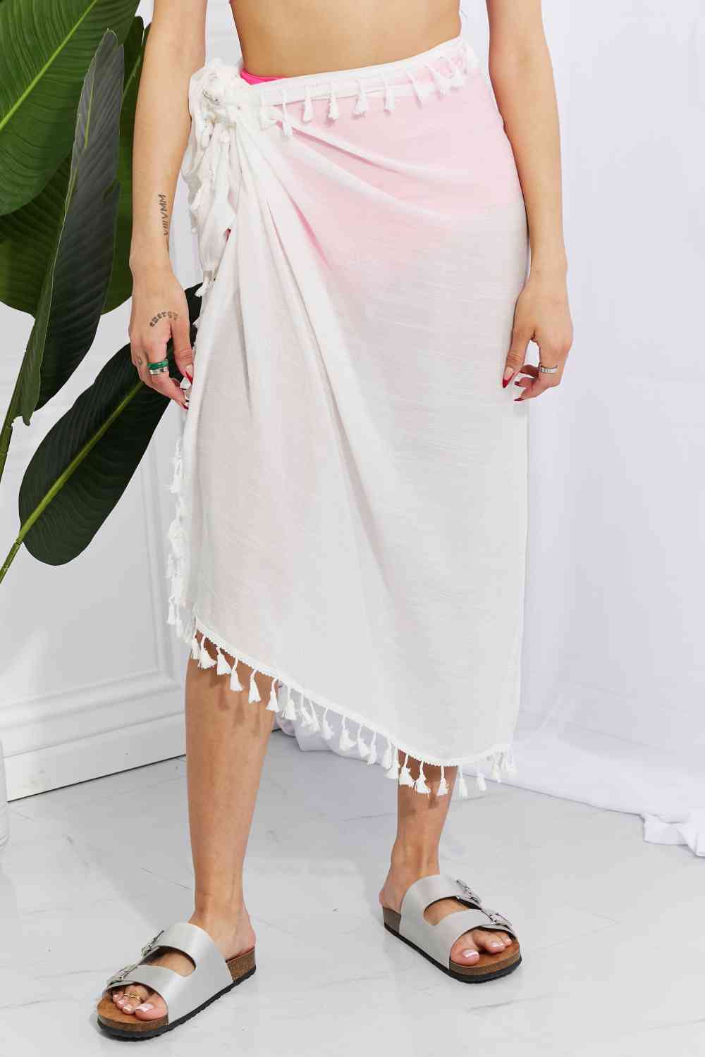 Relax and Refresh Tassel Wrap Cover-Up - Marina West Swim