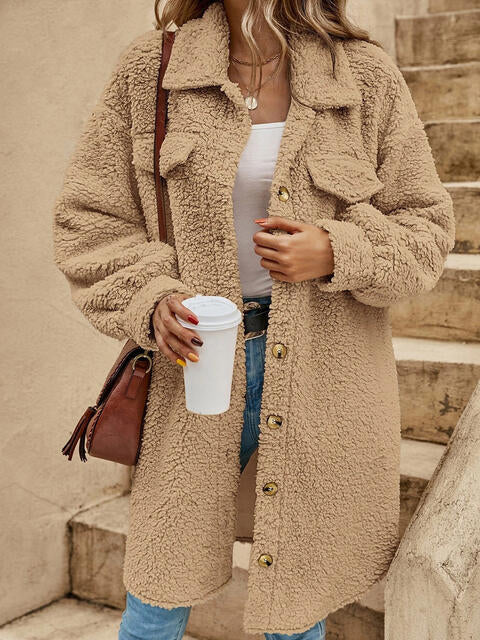 Cozy Button Down Coat